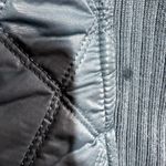 prAna  Diva Puffer Vest Sherpa Lined Full Zip Diamond Quilted Ribbed Blue XS Photo 4