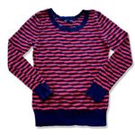Gap ⭐️ Women's Blue Red Offset Striped Sweater Shirt Size Small Photo 0