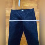 J.Jill Women's Size L Black Corduroy Straight Leg Jeans Photo 1