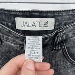 Jalate Jeans Women's Slim Fit Tapered Leg Skinny Denim Black Acid Wash Size 7 Photo 5