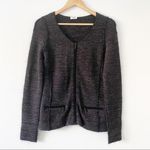 Akris Punto  Black Angoraziege Mohair Blend Zip Up Cardigan Photo 38