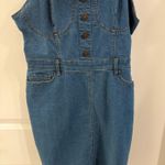 Denim Dress Blue Size L Photo 0