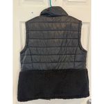 Calvin Klein  Puffer Vest‎ Fleece Trim Full Zip Black L Photo 5