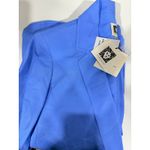 Anne Klein Women's Linen ONE Bttn Notch Collar W/Scrunch SL, Adriatic Photo 3