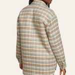 Eddie Bauer EUC  Peninsula Shirt Jacket Butterscotch Plaid Medium Retail $159.00 Photo 4