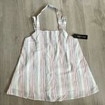 Doe & Rae NWT  Sunkissed Multicolored Stripes Open Back Halter Tank size S Photo 1