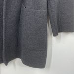 J.Crew  Merino Wool Blend Open Front Cardigan Jacket Charcoal Gray Small Photo 9