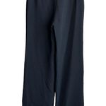 Armani Collezioni WOMENS Black Wide Leg Pants Size 8 Side Zip Crepe Trousers Photo 3
