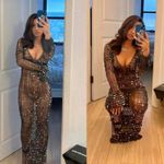 NEW Aya Muse x REVOLVE Crochet Maxi Dress in Olive Green‎ XL Green Photo 11