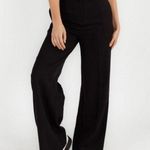 Olivaceous Black wide leg trousers Photo 0