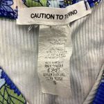 Caution to the Wind  Floral Retro Tank Top Size Small Photo 6