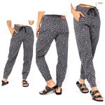 Celebrity Pink Junior Ladies High Rise Grey Leopard Print Stylish Jogger SZ S Photo 1