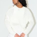 Princess Polly Nerin Cropped Sweater in Cream Photo 4