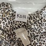 Chico's 3 US XL 16 Micro Cheetah East West Top Animal Print Blouse Safari Women’s Photo 14