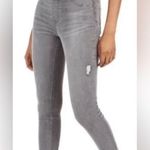 Spanx By Sara Blakely Distressed Jeani-ish Raw Hem Leggings Photo 0