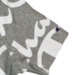 Champion  Reverse Weave Sweatshirt Womens XL Gray Script Logo Short Sleeve Photo 7