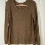 Pink Rose Tan and cream knit sweater Photo 0