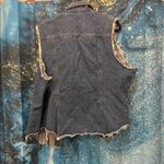 SheIn Rugged Blue Denim Vest with Distressed Details Photo 1