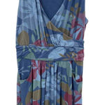 Fresh Produce  Midi Dress‎ Womens Medium Blue Floral Print Cotton Modal NEW Photo 0