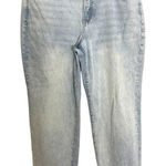 Old Navy  High-Waisted OG Loose Jeans Womens 14 Light Wash Blue Denim Photo 0