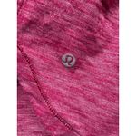 Lululemon Women Sz 6 Heathered Pink What The Sport Top Gym Yoga Workout Athletic Photo 2