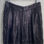 Alice + Olivia Arthur Sequin Pants Black Sequin Dress Pants Size 2 Photo 6