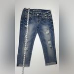Wallflower Distressed Cropped Blue Jeans Size undefined Photo 1