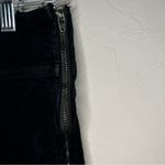 Free People Black In My Feelings Cropped Slim Velvet Flare Pants Photo 5