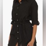 Becca Long Sleeve Cotton Gauze Cover-Up Shirtdress, Size Small, $88 Photo 4