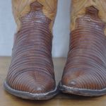 Justin Boots Vintage Ladies' Justin Lizard Quarters Cowgirl Western Boots L 4501 Size 5.5B Photo 14