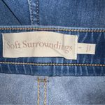 Soft Surroundings Womens Ultimate Denim Pull On Relaxed Shorts Small Blue Photo 2