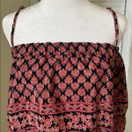Elan Women's Black and Pink Patterned Top Photo 1