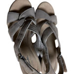 Clarks Women's ran Leather Slingback Sandals Size 7 Casual Summer Photo 0