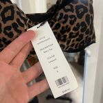 Veronica Beard 885 NWT  Balos Bikini Top Size Small Color Brown Black Photo 3