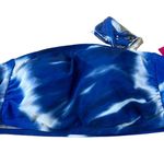 Xhilaration Juniors' Plus Size Blue Tie-Dye Bandeau Bikini Top - Size 14W - NWT Photo 0
