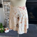 Bohemian embroidered tie dyed wrap mini shirt Yellow Size undefined Photo 2