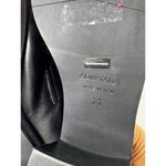 Aquatalia  Josette Classic Retro Y2K Nappa Heel Mocasines in Black size 11 Photo 3