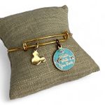 ALEX AND ANI Disney Snow White Whistle While You Work Bangle Bracelet READ Photo 3