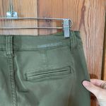 Current/Elliott The Confidant Pants In Army Green Chino Crop Trousers - Sz 24 Photo 8