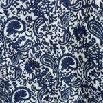 Beau Dawson Size 12 Navy Blue & Gray Denim Paisley Jeans 5 Pockets & Belt Loops Photo 3