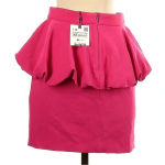 ZARA  Pink Ruffle Peplum Mini Party Chic Skirt Women’s Size XS NWT Photo 2