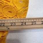 Sunshine 79 Womens Crochet Oversize Yellow Top V Photo 7