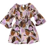 Sanctuary Lion Brown Nuveau Camo Cover up Dress Bell Sleeves Size S (37-50) Photo 4