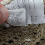 The Limited Vintage  Oatmeal & Beige Hand Knit Vneck Sweater Size Medium Photo 5