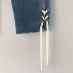 NYDJ ‎ Sheri Slim Ankle Jean with Laced Side Slits Size 14 Photo 1