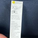 Zella  Replay Sleeveless Zip Polo Dress Navy Blue Size XS Tennis Pickleball Mini Photo 6