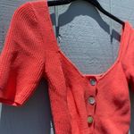 Wilfred  knit button down crop top Photo 2