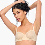 Cosabella Cotton Lace Underwire Bra in Cream Photo 0