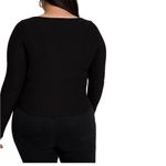 Good American  Dramatic Zip Long Sleeve Top Photo 1