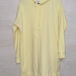The Drop Women's Size Medium Yellow Long Sleeve Mini Hoodie Dress Photo 2